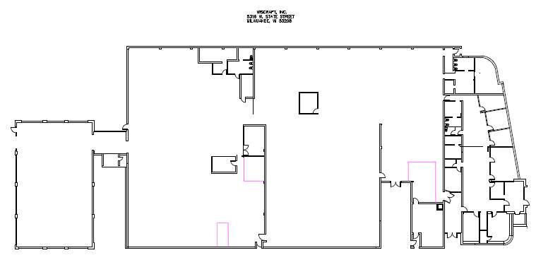 a floorplan showing offices