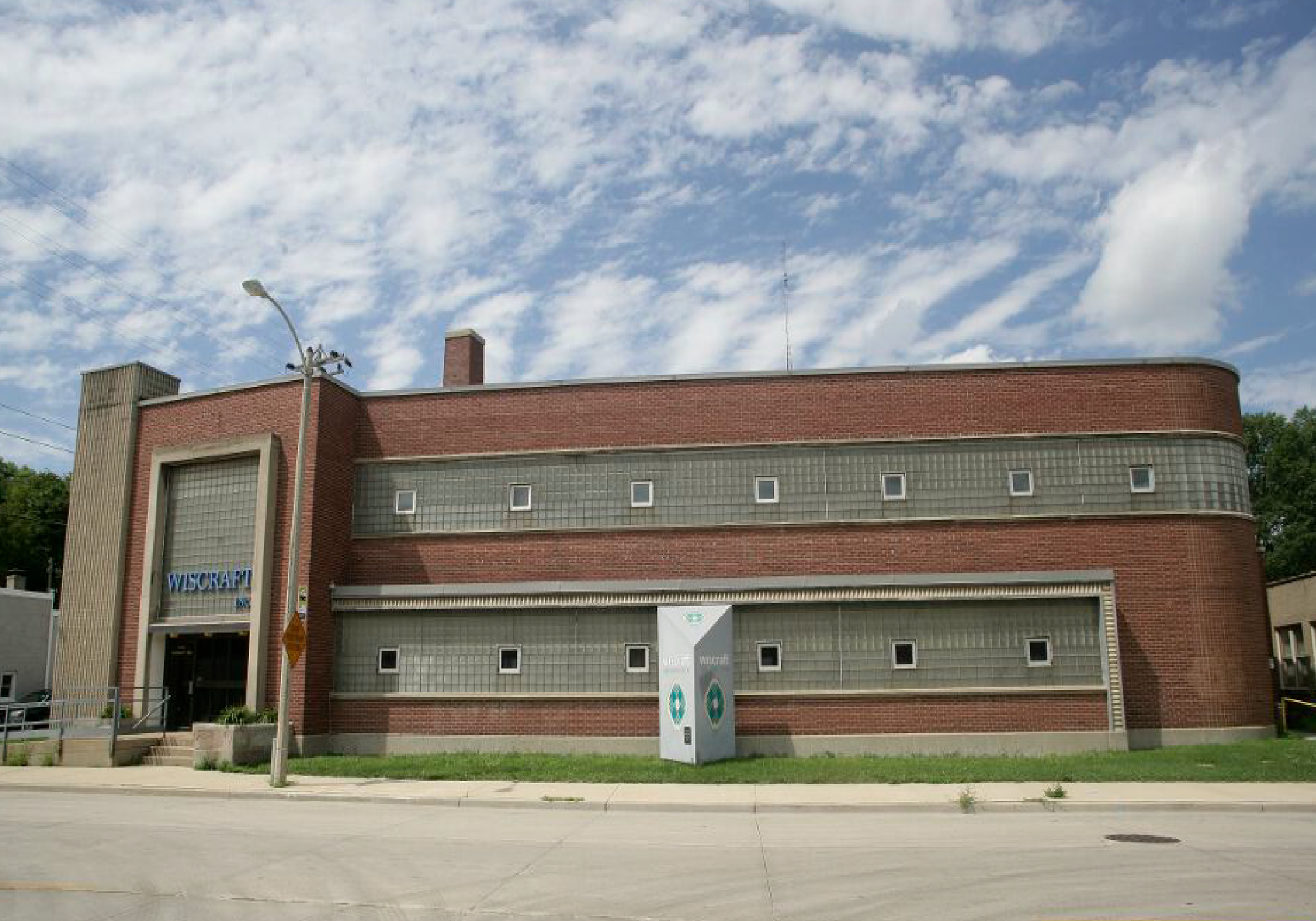 Exterior of the wiscraft building.