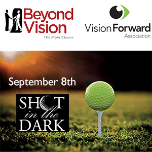 September 8th, Shot in the Dark. A glowing green golf ball on a tee.