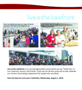 Live at the Lakefront page. Accessible text version is available.