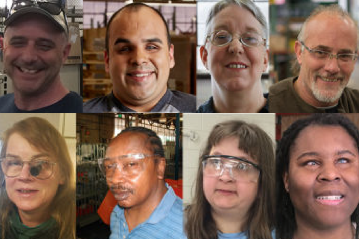 People collage