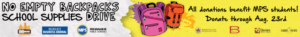No Empty Backpacks School Supply Drive. All donations benefit MPS Students.