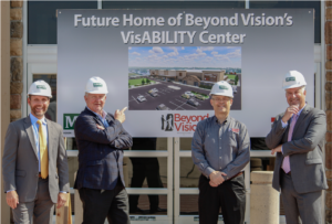 Beyond Vision CEO Jim Kerlin with CFO Dennis Martin and PNC bank representatives 