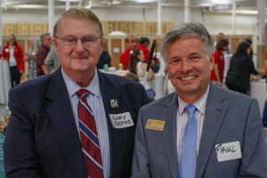 Former state senator Gary Goyke next to Paul Truess 