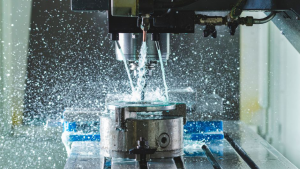 Process working CNC turning cutting milling metal