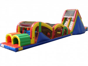 77ft long extreme rush inflatable obstacle course